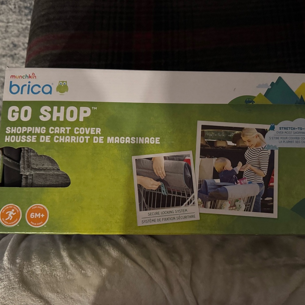 Go Shop Shopping Cart Cover - Black
